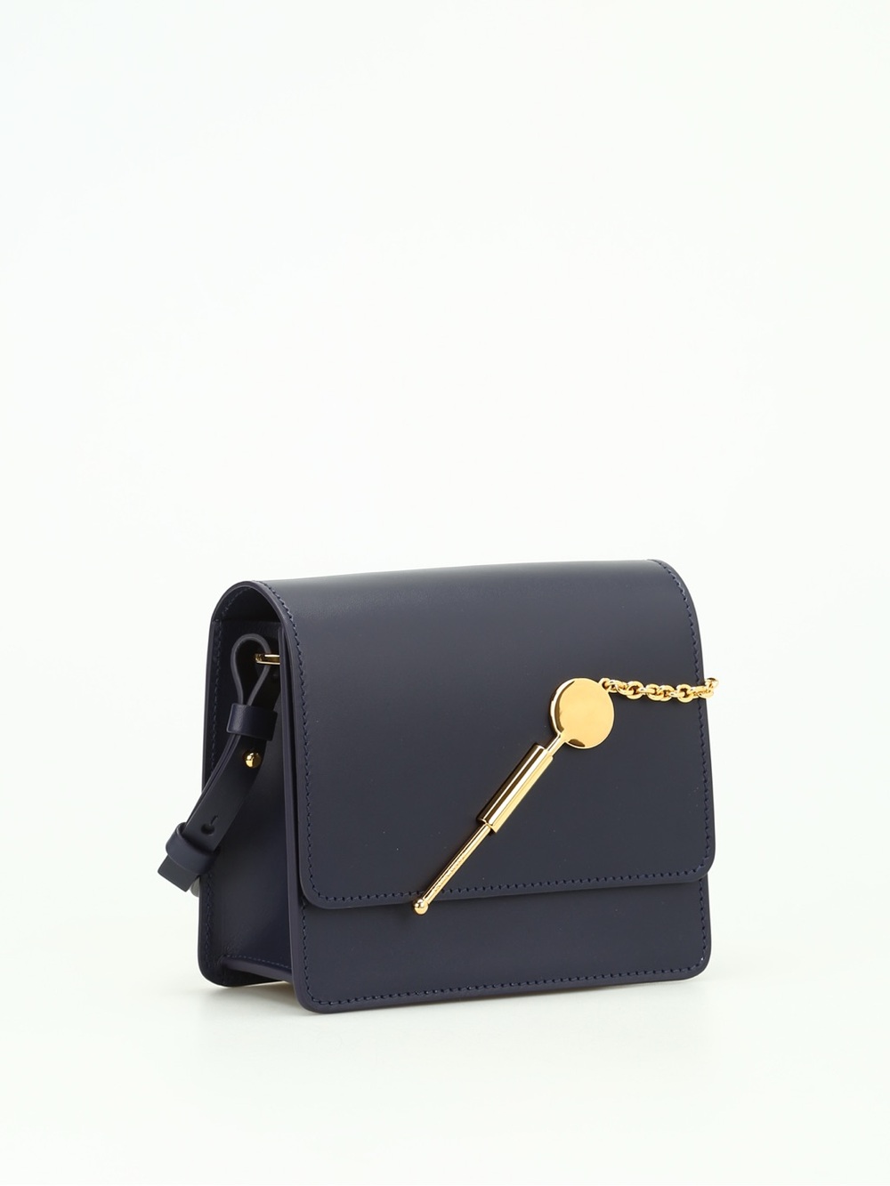 SOPHIE HULME Small Cocktail Stirrer Leather Crossbody Bag